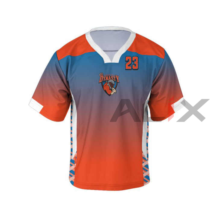 High Quality 100% Polyester Lacrosse Jersey Reversible and Custom Sublimation Design New Unisex Uniform for Men and Women image 0