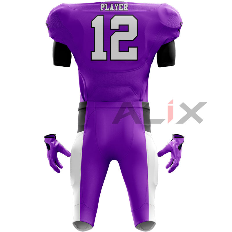 Team Football Uniform Kits - Custom Colors, Numbers & Logo Printing