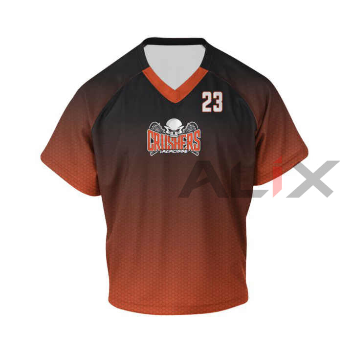 High Quality Custom Logo Lacrosse Jersey Latest Design Polyester Sportswear Printed Sublimation Team Wear image 0