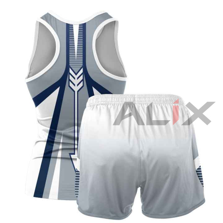 Youth Track And Field Running Uniforms Sets New Design Training Wear Uniforms image 0