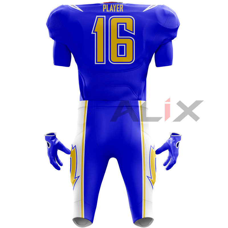 Men's Pro-Grade Football Uniform Set - Heavyweight Mesh Jersey & Durable Pants
