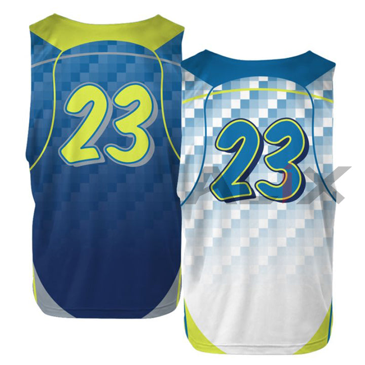 Reversible Lacrosse Pinnies with Custom Logo Printing
