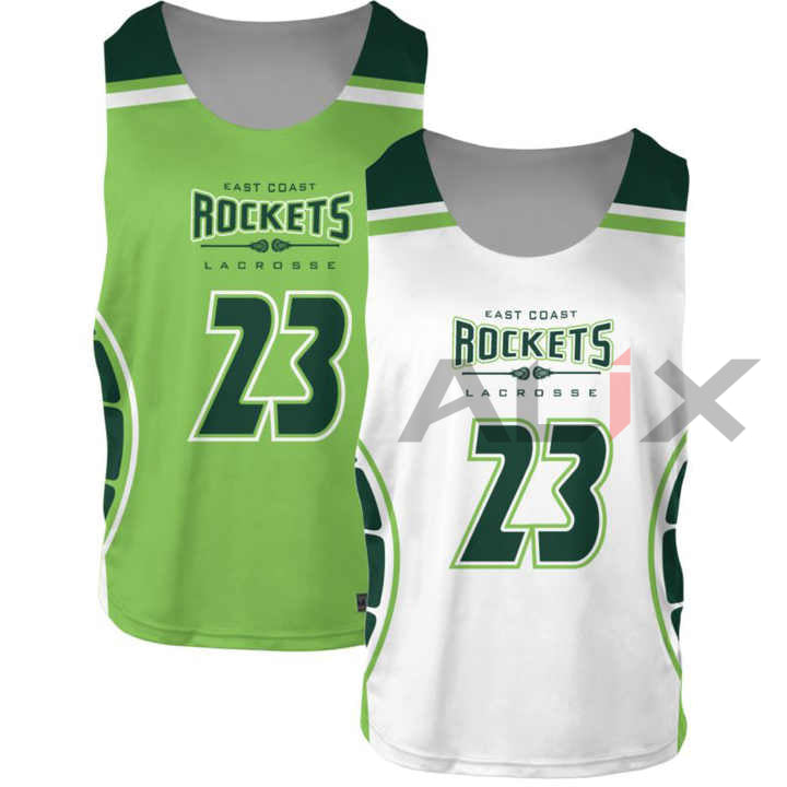 Custom Full Sublimation Men's Lacrosse Sportswear Reversible Tank Top and Shorts Plus Size Team Wear for Lacrosse Players image 0