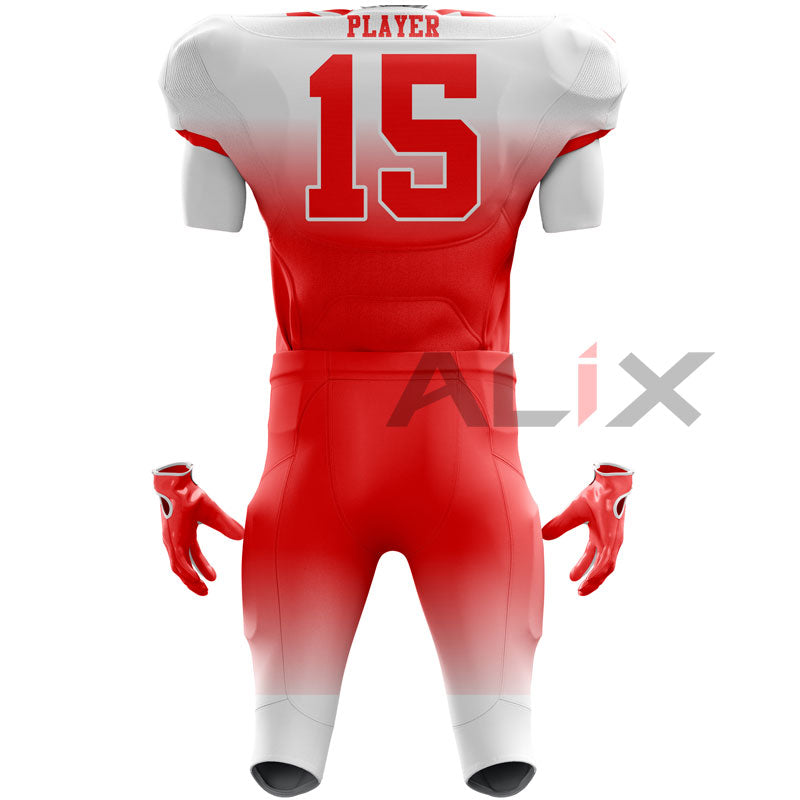 NFL-Style Football Uniform Package - Authentic Mesh Jersey and Game Pants