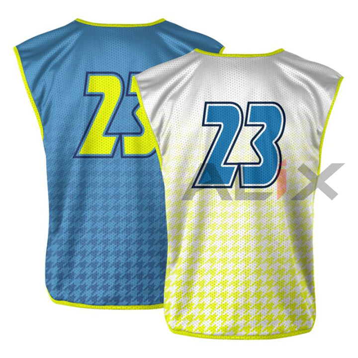 Custom Numbered Lacrosse Practice Pinnies - Ready to Ship MOQ 12