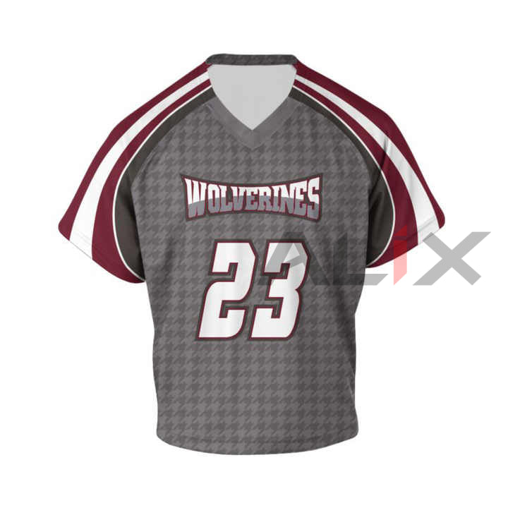 Wholesale Men Lacrosse Jersey Team Wear Sublimation Lacrosse Uniforms New Design Sportswear image 0