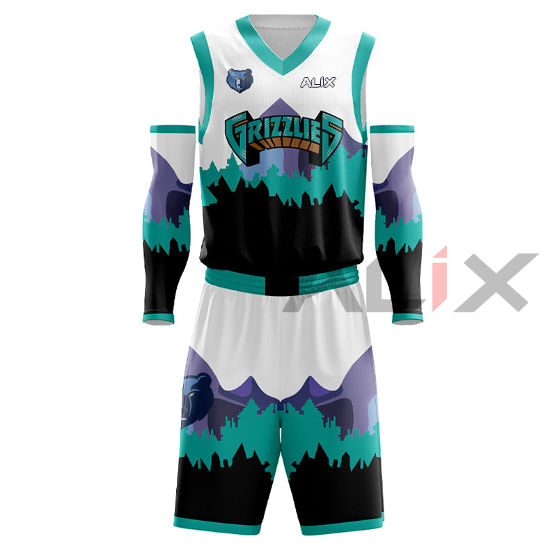 Retro Throwback Basketball Kit image 0