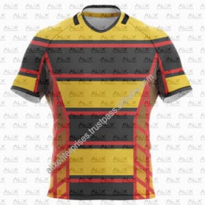 Rugby Football Wear Rugby Jersey Uniform Shirt for Sports enthusiasts - Image 1