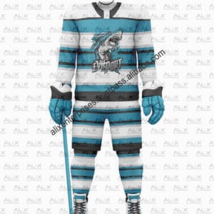 Wholesale Factory Sportswear Sweat Wicking Ice Hockey Uniform for Adults Unisex OEM Service Set Style - Image 1