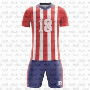 OEM Custom Logo Men's Soccer Uniform Breathable Quick Dry Soccer Set Jerseys Sports T-Shirt Kids 100% Polyester - Image 1