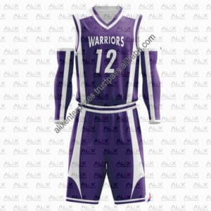 igh quality Custom Design Breathable full sublimation Design reversible Basketball Uniform Set - Image 1