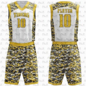 Design Your Own Logo Printing High Quality Wholesale Design 2023 Light Weight Men Basketball Uniform - Image 1