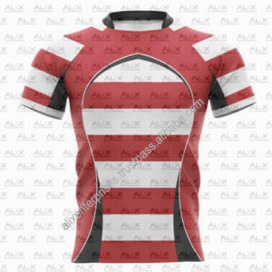 Rugby Football Wear Wholesale Unisex Polyester Cotton Rugby Jersey for mens - Image 1