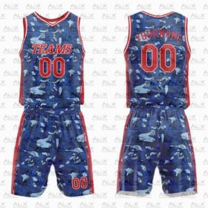 High Quality Men Sports suit Customized basketball Team Club basket ball uniform sublimation Design basketball uniform - Image 1