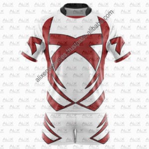 Custom Women's Rugby Football Jerseys & Shorts Sports Uniform Set Breathable for Adults Sublimation Team Name Options - Image 1