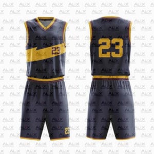 Customized New Design Basketball Uniform Reversible Design Your Own Name And Number Logo Basketball Team Uniform - Image 1