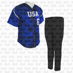 Customized Your Own Logo Baseball Uniform Hot Selling Men Baseball Uniform Private Label Design Baseball Uniform - Image 1