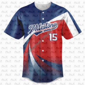 100% Polyester Sublimated Printing Sports Baseball Jersey Men Women Unisex Softball Shirts - Image 1