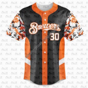 100% Polyester Sublimated Printing Sports Baseball Jersey Men Women Unisex Softball Shirts - Image 1