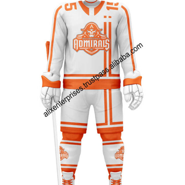 Wholesale Unisex Custom Logo Sublimated Ice Hockey Jerseys OEM Team Name Printed Ice Hockey Uniforms for Sports Wear