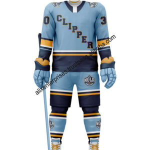 Custom Mens Ice Hockey Jerseys Sublimated Quick Dry Mesh Ice Hockey Uniform