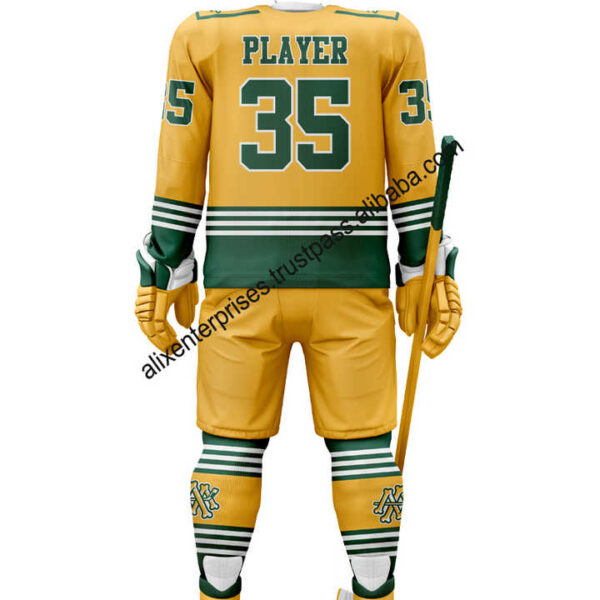 Youth Ice Hockey Uniform Embroidered Logo Ice Hockey Jersey sublimation Print Jersey - Image 2