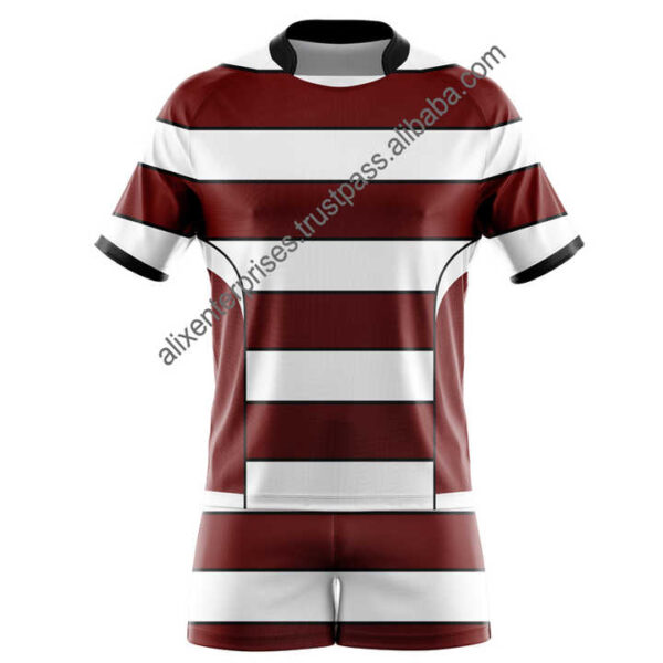 Custom High Quality Men's Quick-Dry Rugby Football Wear Premium Uniforms