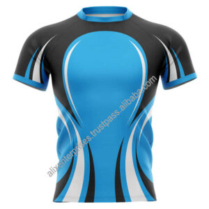 Custom Design Embroidered Men Rugby Set Sublimated League Rugby Jersey Shirt