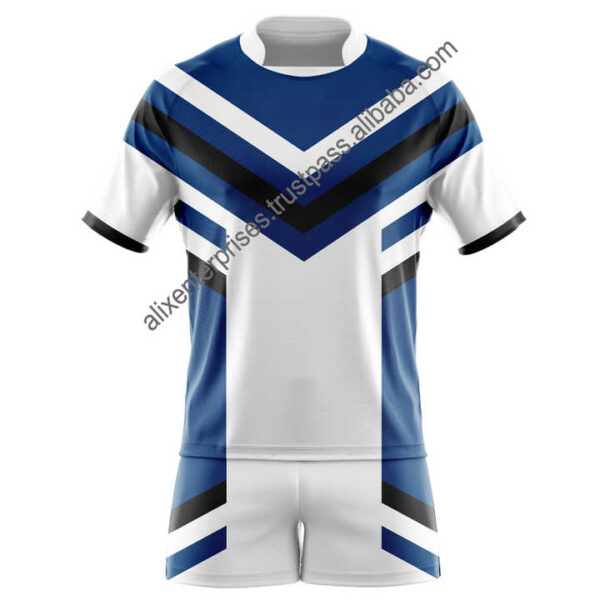 Custom Women's Rugby Football Jerseys & Shorts Sports Uniform Set Breathable for Adults Sublimation Team Name Options