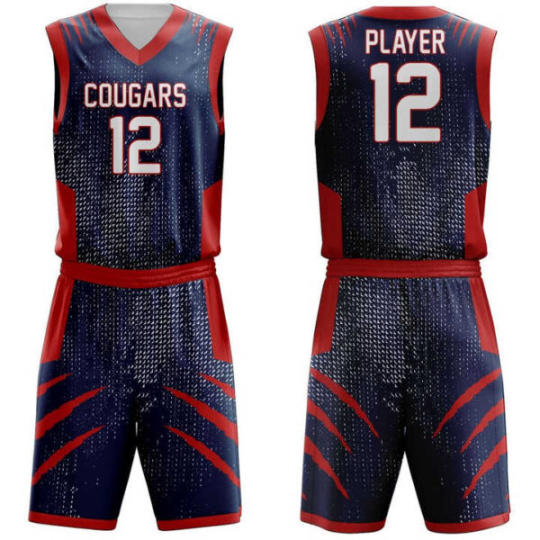 Basketball Uniform Custom Basketball Sets 100% Polyester Sports Wear Team Uniform