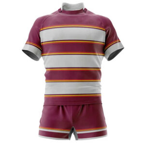 OEM top quality new design team sport club quick dry Sublimated printing men rugby uniform set Custom breathable