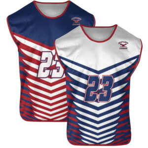 Men's Lacrosse Tank Top High Quality 100% Polyester New Design Custom Sublimation Reversible Jersey Unisex