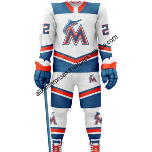 Custom made sublimated Ice hockey uniform youth ice hockey jerseys