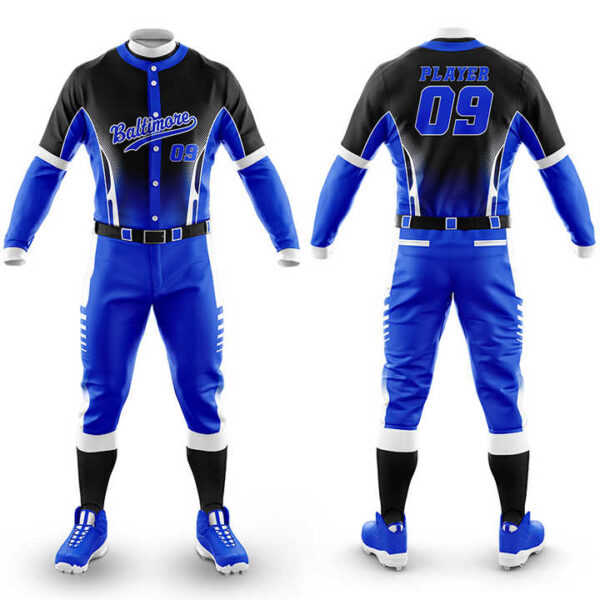 Wholesale Custom Sublimation Baseball Jerseys And Pant Full Set Softball & Baseball Uniforms Sets Quick Dry Breathable