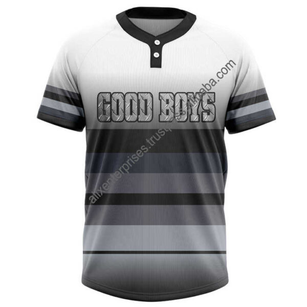 Custom Design Embroidery Letter Sublimation Softball Shirts V Neck Men Team Name Baseball Jersey