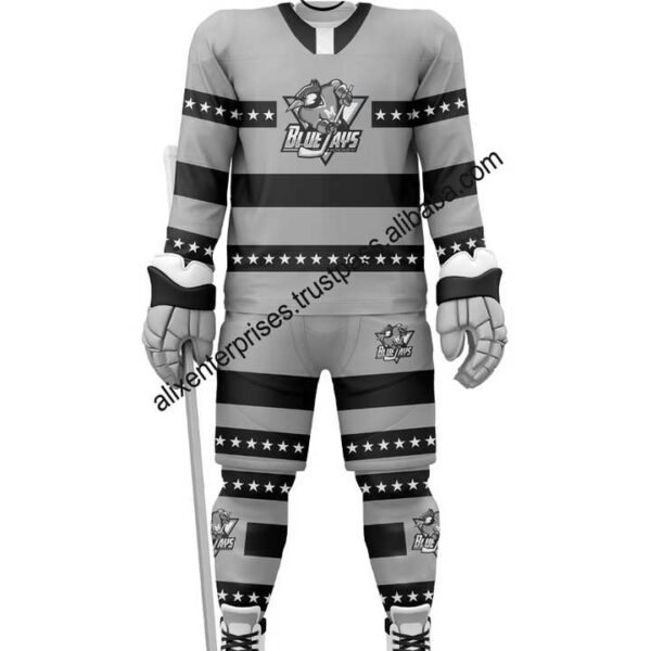 Wholesale Unisex Custom Logo Sublimated Ice Hockey Jerseys OEM Team Name Printed Ice Hockey Uniforms for Sports Wear