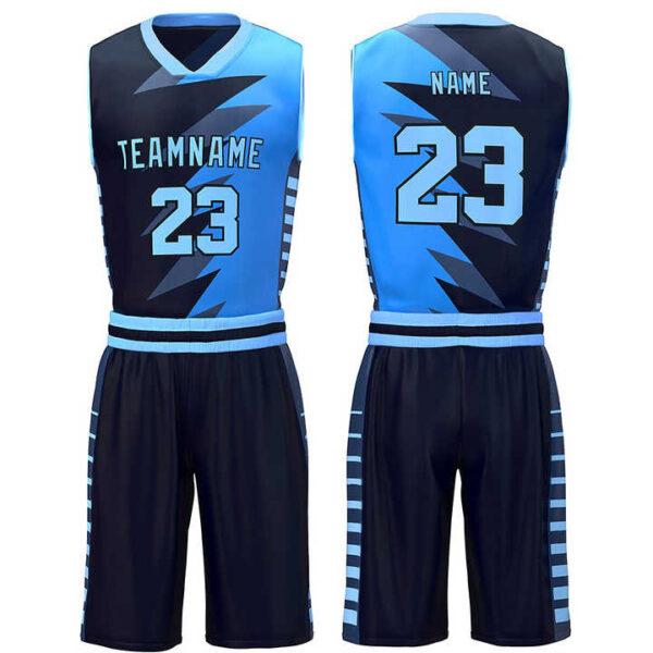100% Polyester Made Professional Basketball Uniform Lightweight High Quality Basketball Uniform