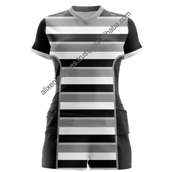 Customized Rugby Uniform Set Team Wear Women Short Sleeve Womens Rugby Football Jersey