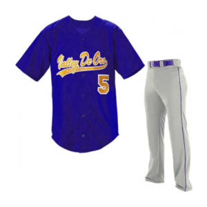 Custom Made New Design Youth Baseball Uniform Custom High Quality Sportswear Baseball Uniform For Men