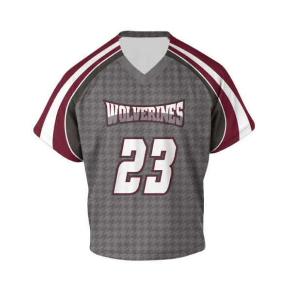 Wholesale Men Lacrosse Jersey Team Wear Sublimation Lacrosse Uniforms New Design Sportswear