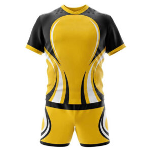 Wholesale Breathable Sublimated Rugby Uniform Jersey Set Shirts Top And Shorts Supplier Rugby uniform for men's
