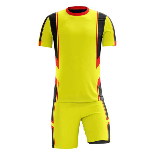 Wholesale price high quality soccer uniforms with custom design of logos name and number soccer wear uniform sets