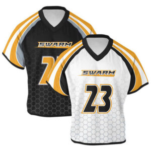 Men's Reversible Lacrosse Uniforms Custom Design Full Sublimation Mesh Jersey and Shorts Plus Size Team Sportswear
