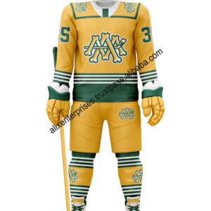 Youth Ice Hockey Uniform Embroidered Logo Ice Hockey Jersey sublimation Print Jersey