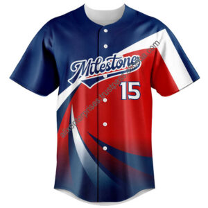 100% Polyester Sublimated Printing Sports Baseball Jersey Men Women Unisex Softball Shirts