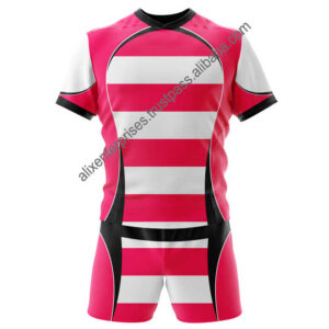 Rugby Uniform Design Your Own Polyester Rugby Football Set for Team