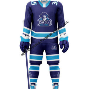 Custom Mens Ice Hockey Jerseys Sublimated Quick Dry Mesh Ice Hockey Uniform