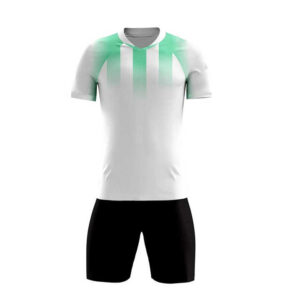 New Design Football Team Jersey Sets Quick-Dry Football Uniform Green Jersey With Team Logo Youth Soccer Jersey