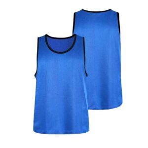 Customizable 100% Polyester Soccer Vest Breathable Football Training Bibs Unisex Mesh Training Gear